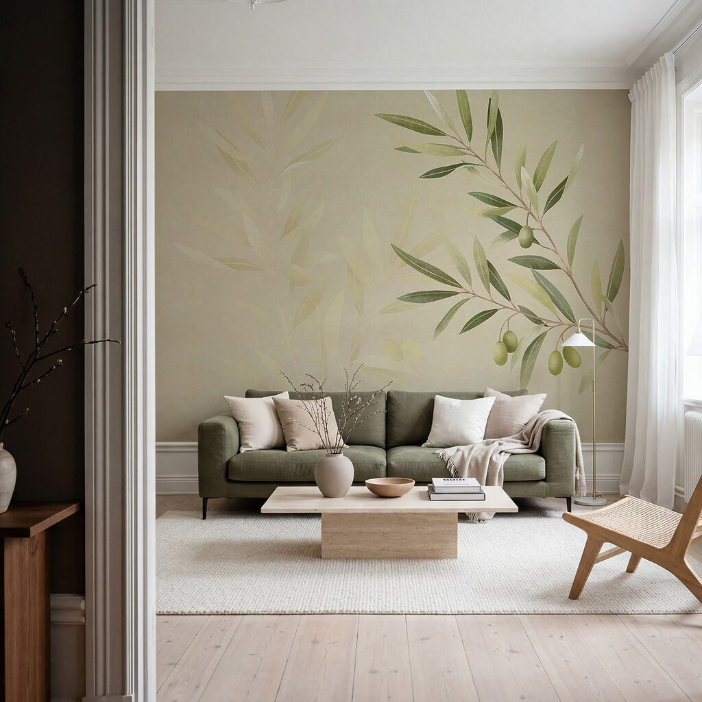 Rama con frutos verdes — interior 3