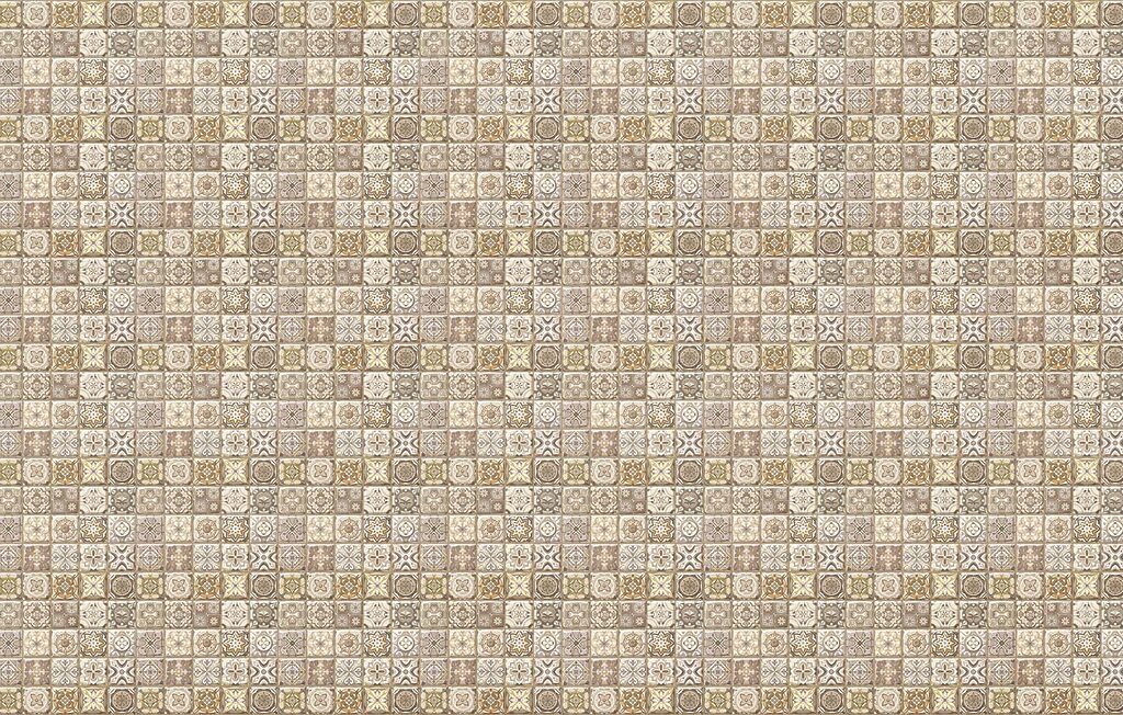 Mosaico con motivos finos — diseño completo