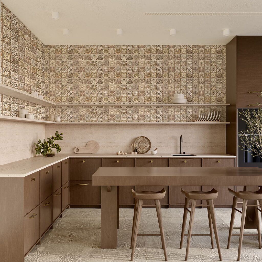 Mosaico con motivos finos — interior 2