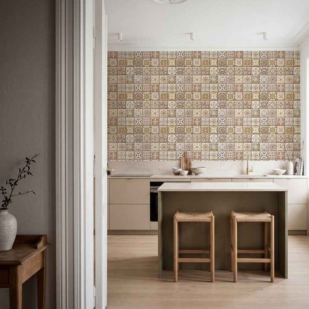 Mosaico con motivos finos — interior 3