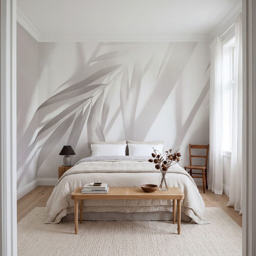 Palmeras en franjas diagonales — interior 2