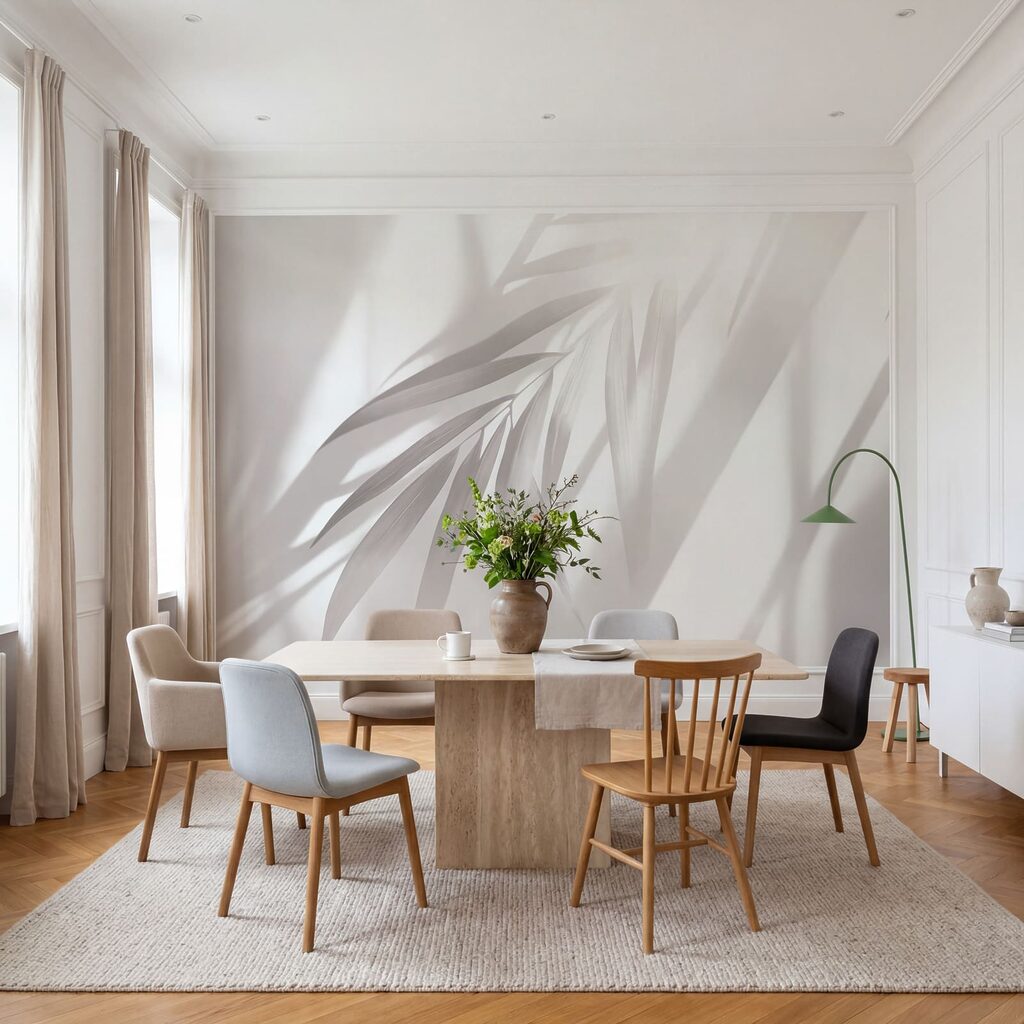 Palmeras en franjas diagonales — interior 4