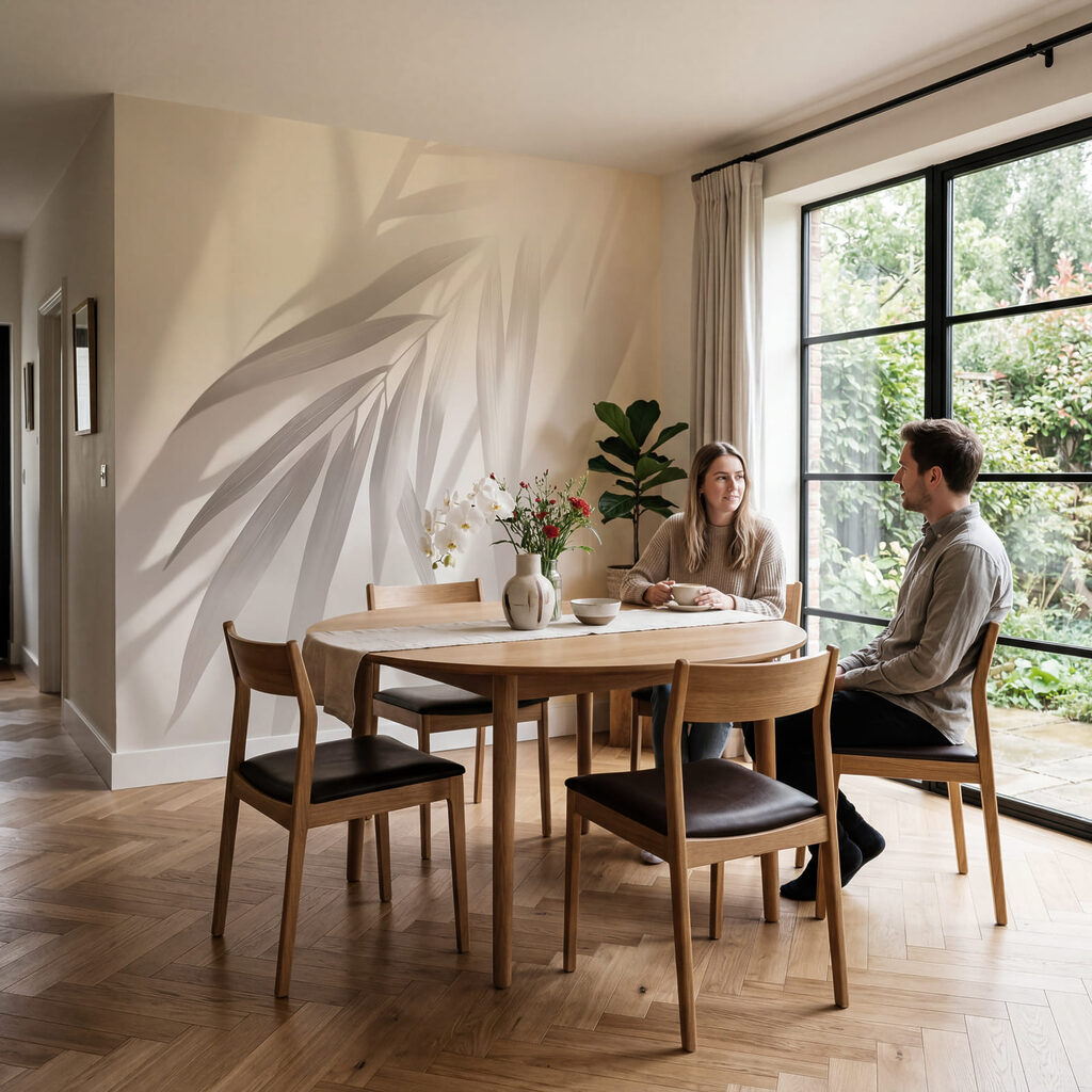Palmeras en franjas diagonales — interior 5