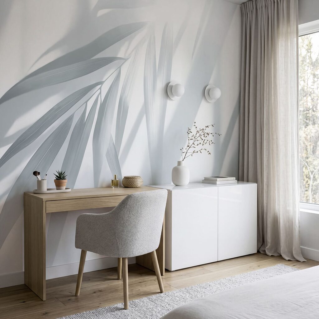 Palmeras en franjas diagonales — interior 1
