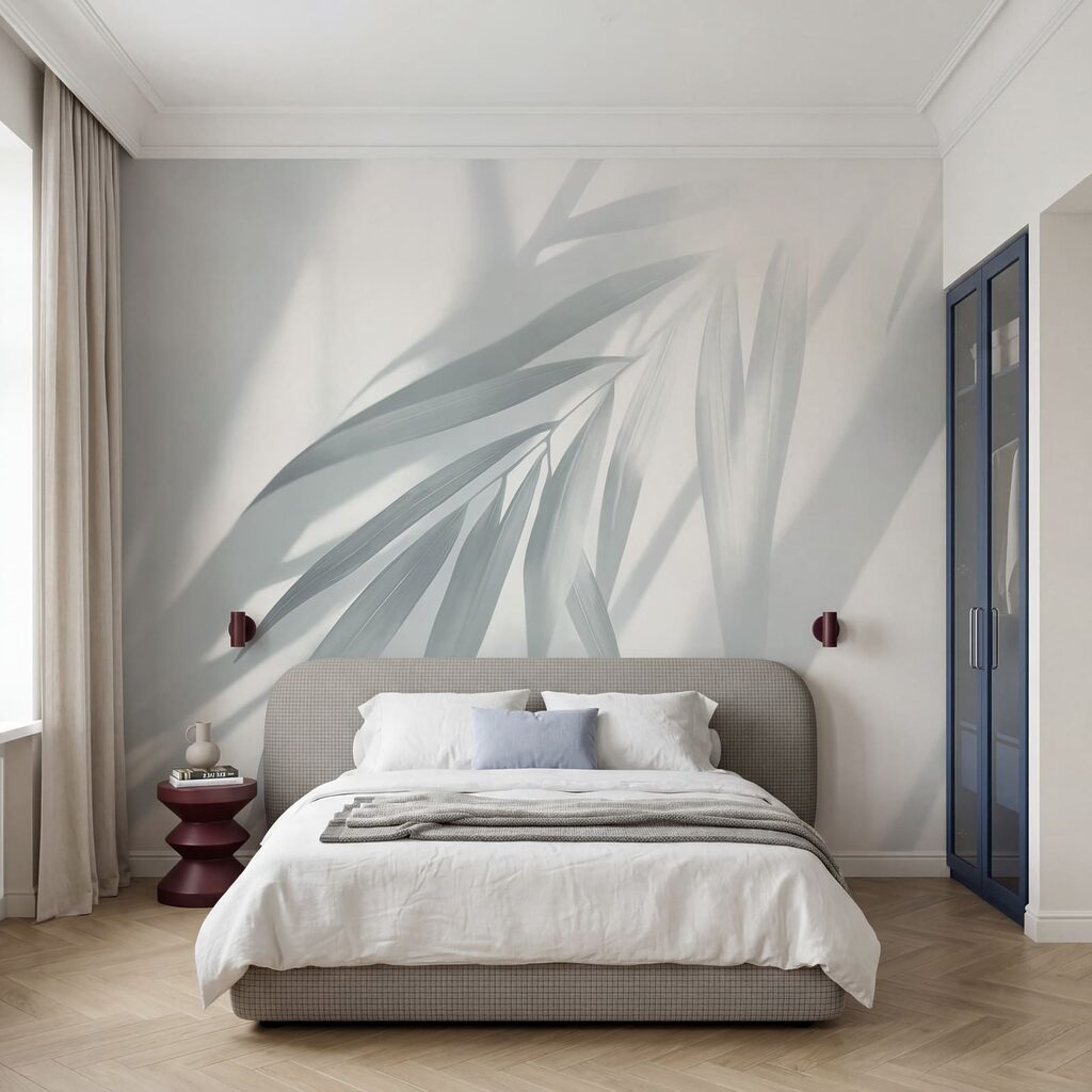 Palmeras en franjas diagonales — interior 2