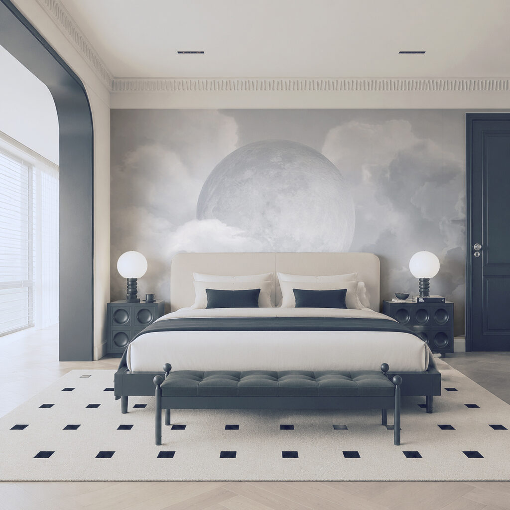 Luna entre nubes densas — interior 2