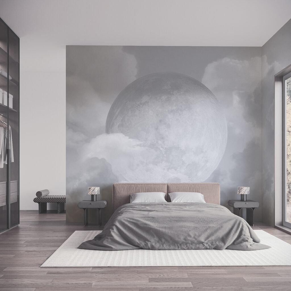 Luna entre nubes densas — interior 3