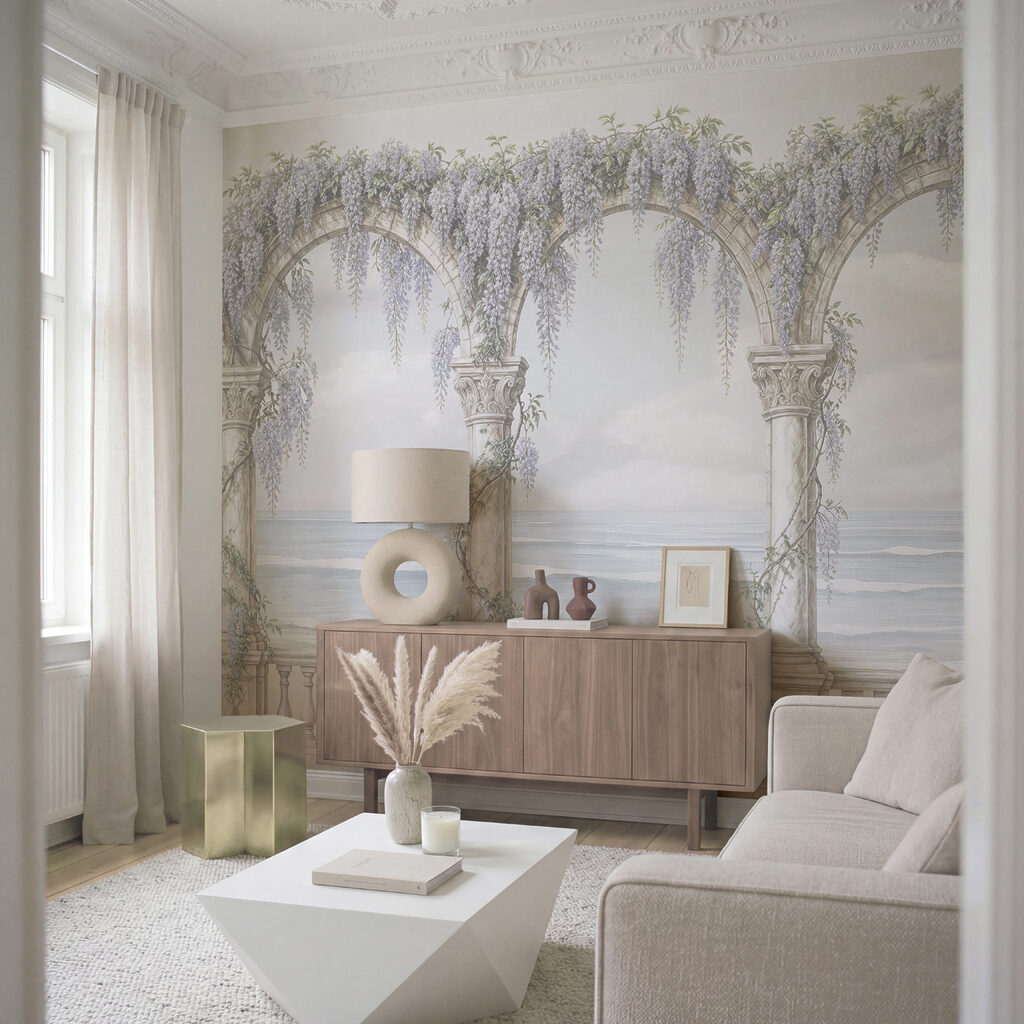 Arcos floridos al mar — interior 1