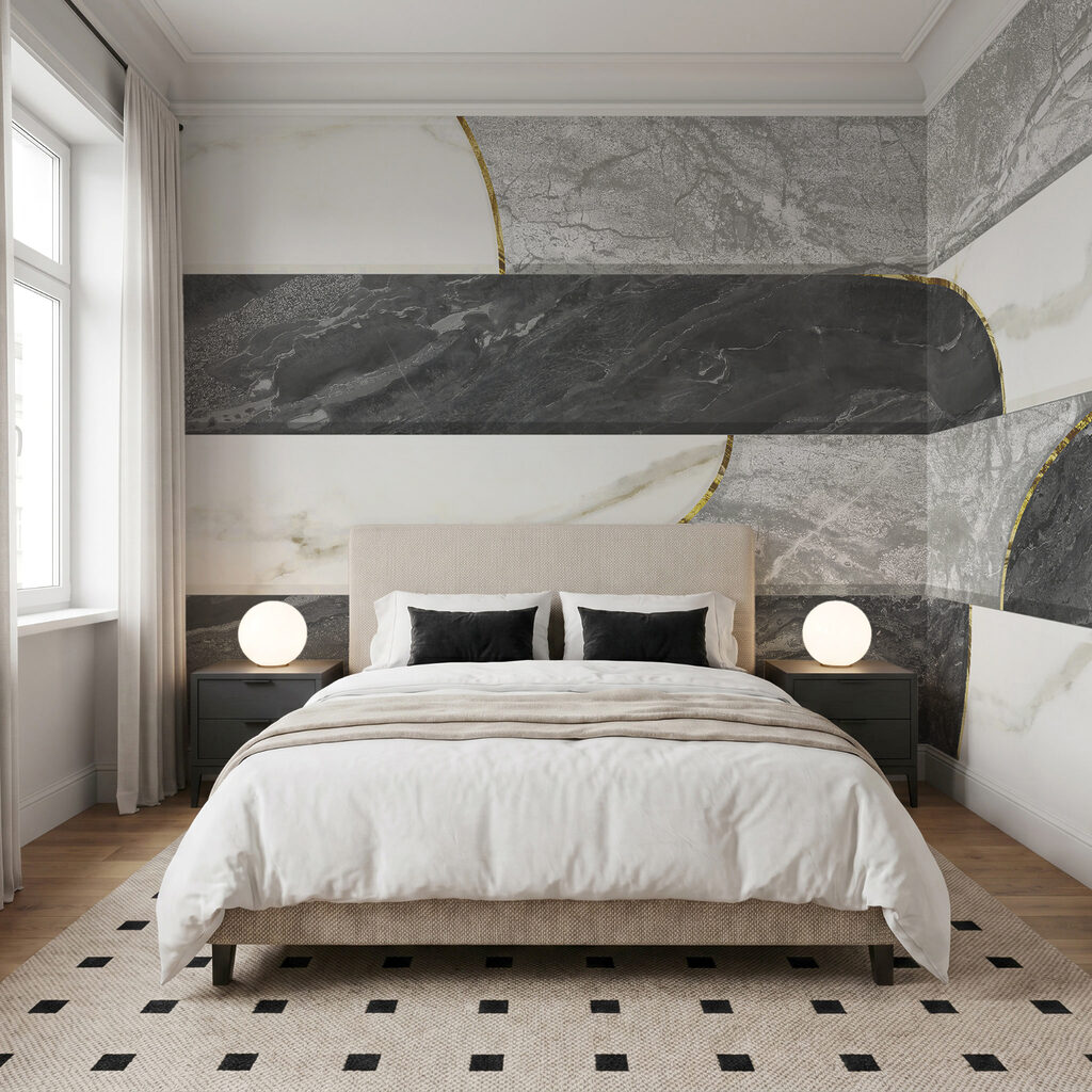 Franjas con efecto mármol — interior 2