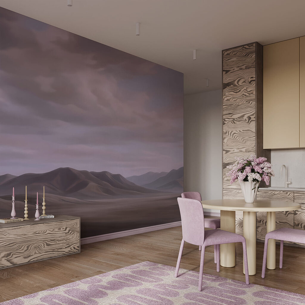 Colinas lejanas bajo nubes — interior 3