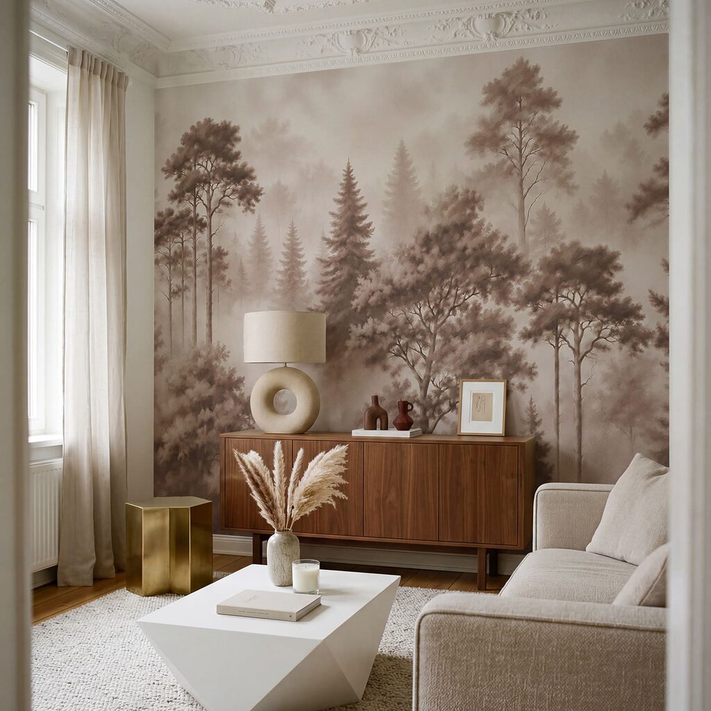Coníferas entre la niebla — interior 3