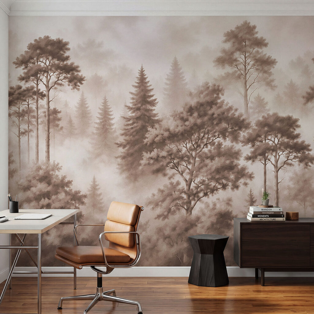 Coníferas entre la niebla — interior 5