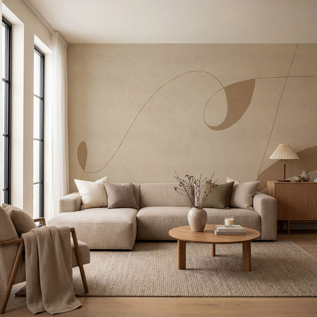Líneas sueltas con formas — interior 1