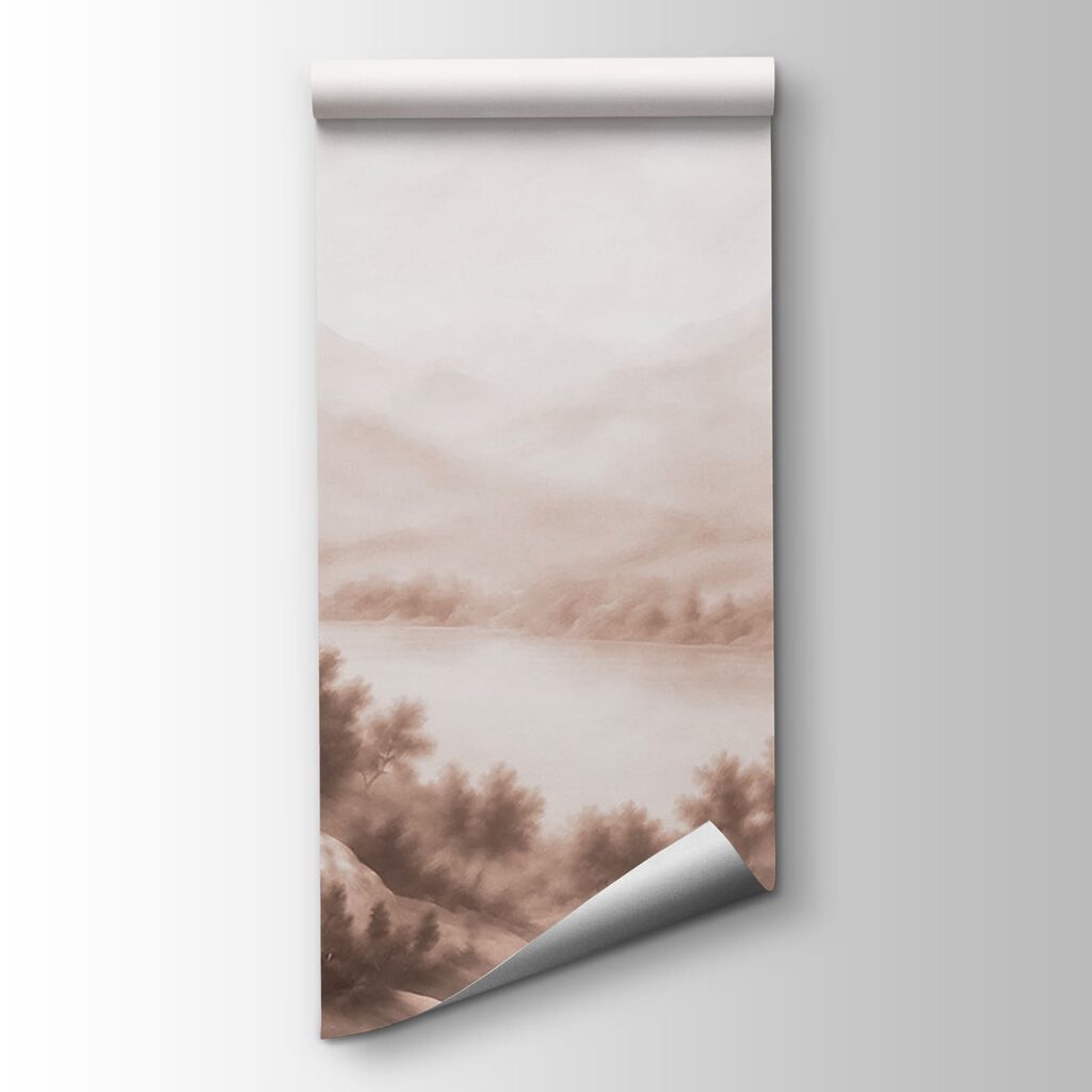 Lago entre cipreses — vista del producto