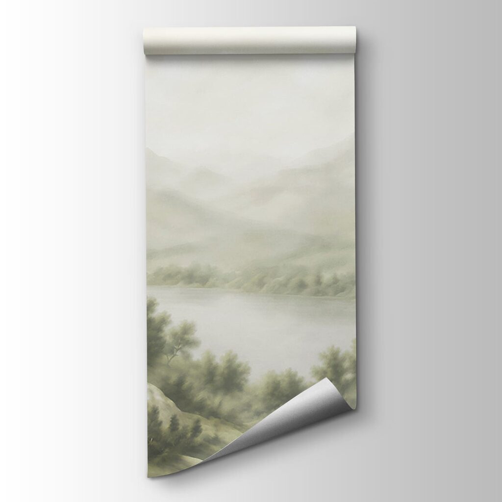 Lago entre cipreses — vista del producto