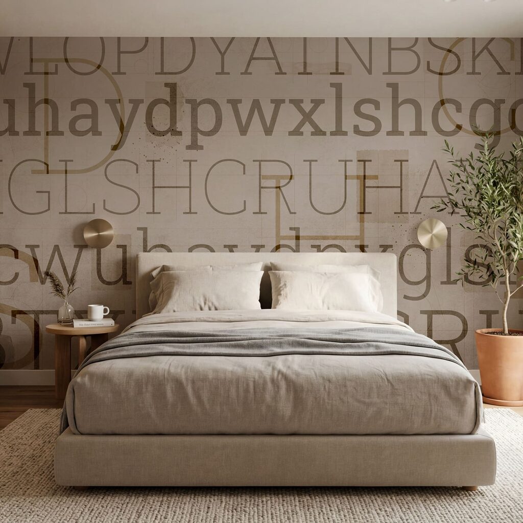 Letras sobre capas desgastadas — interior 2