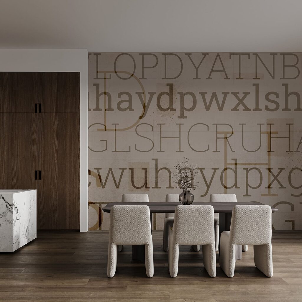 Letras sobre capas desgastadas — interior 4