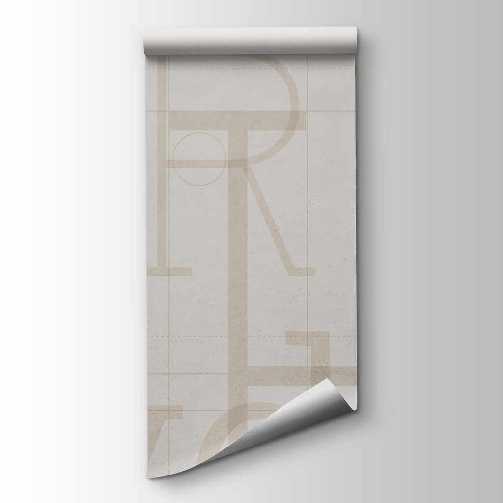 Letras sobre capas desgastadas — vista del producto