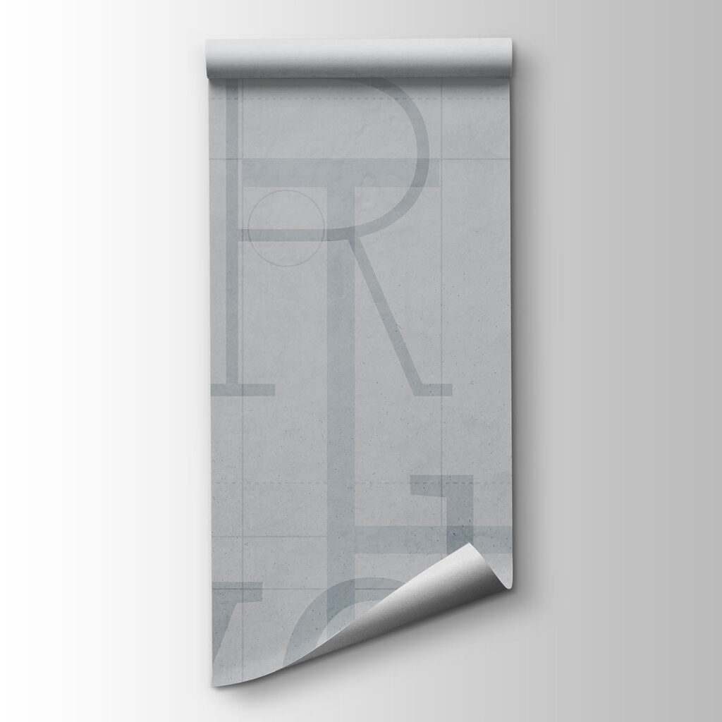 Letras sobre capas desgastadas — vista del producto