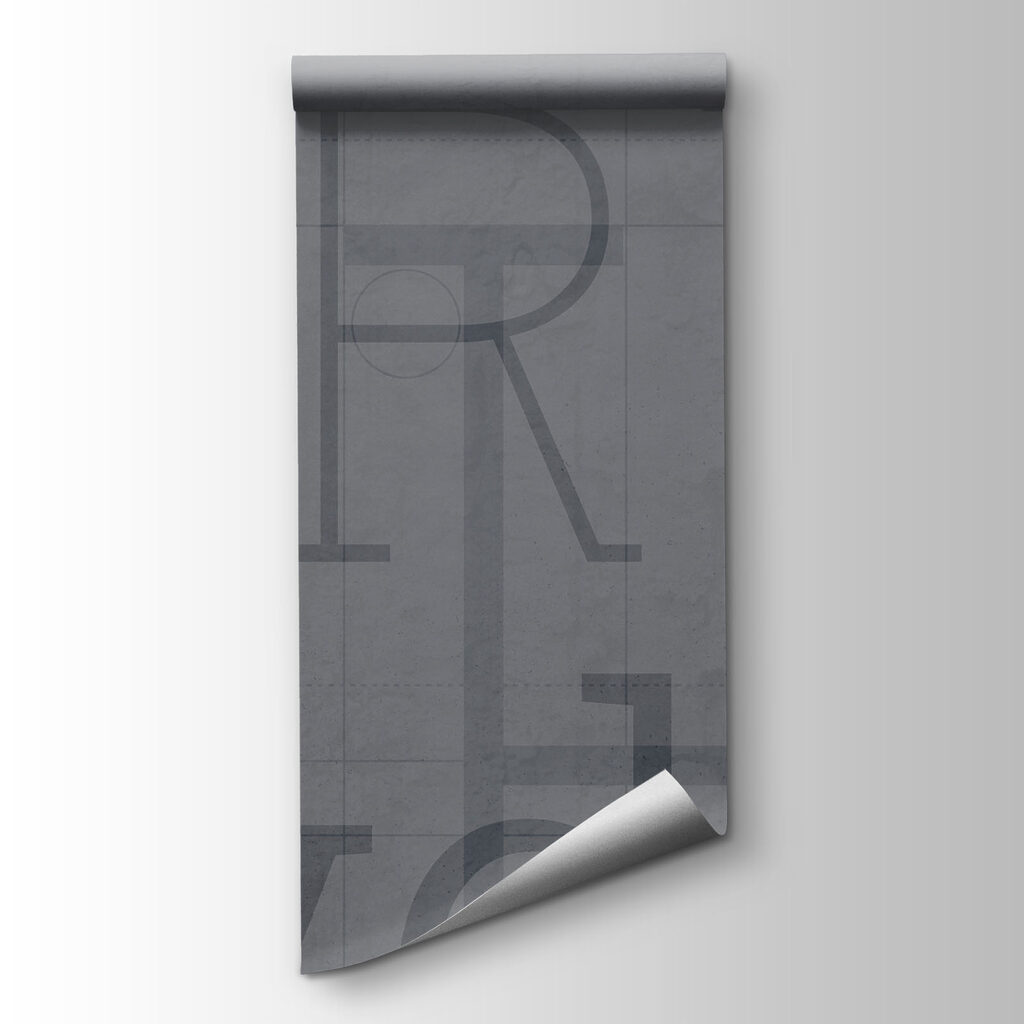 Letras sobre capas desgastadas — vista del producto