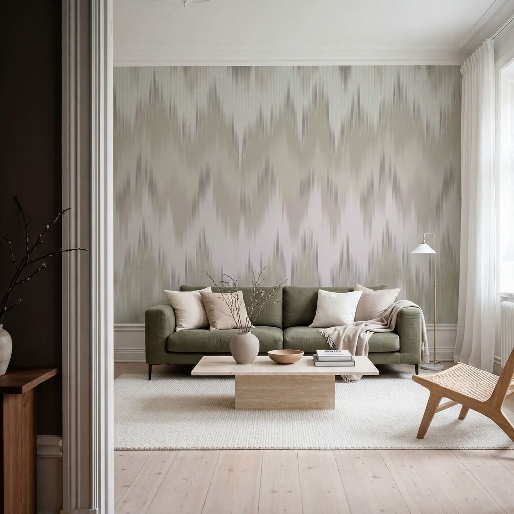 Zigzag suave de pintura — interior 3
