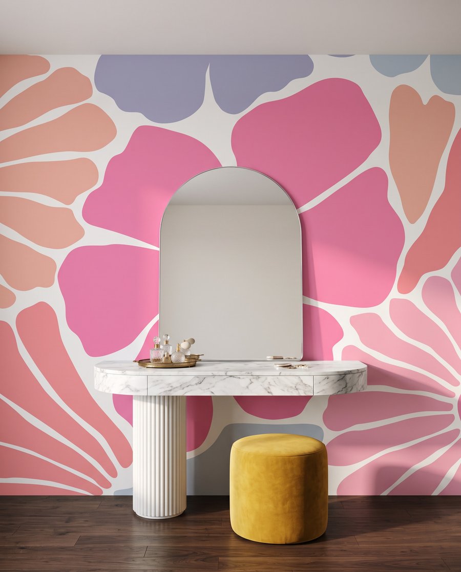 Flores recortadas de color — interior 2