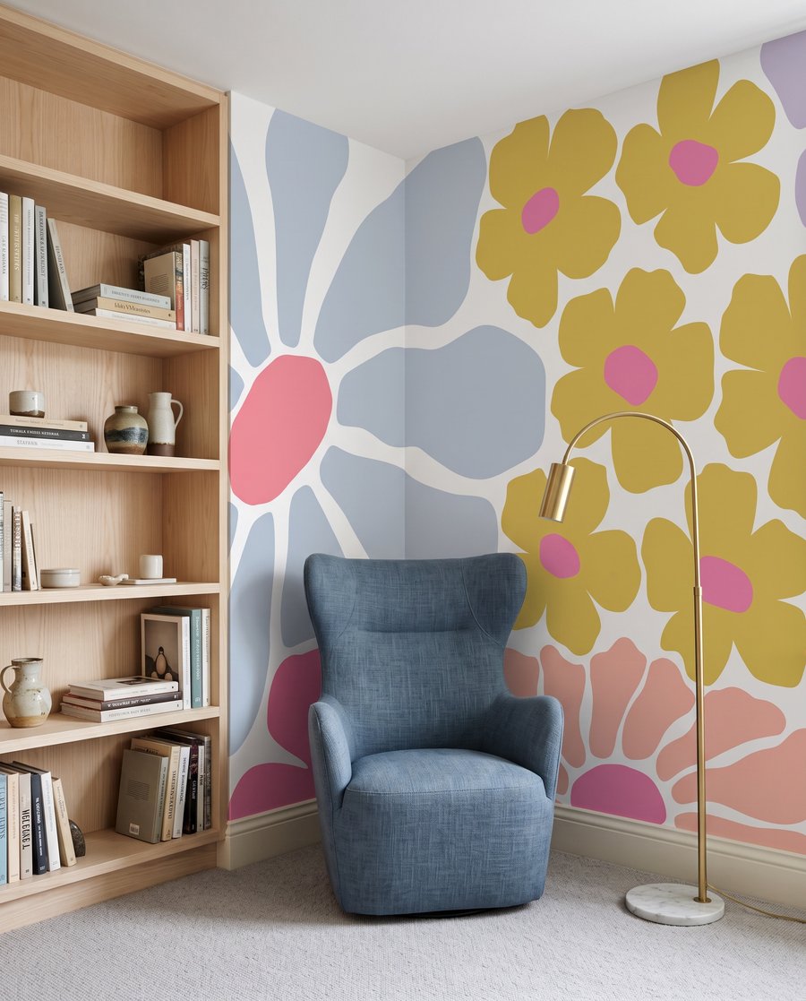 Flores recortadas de color — interior 3