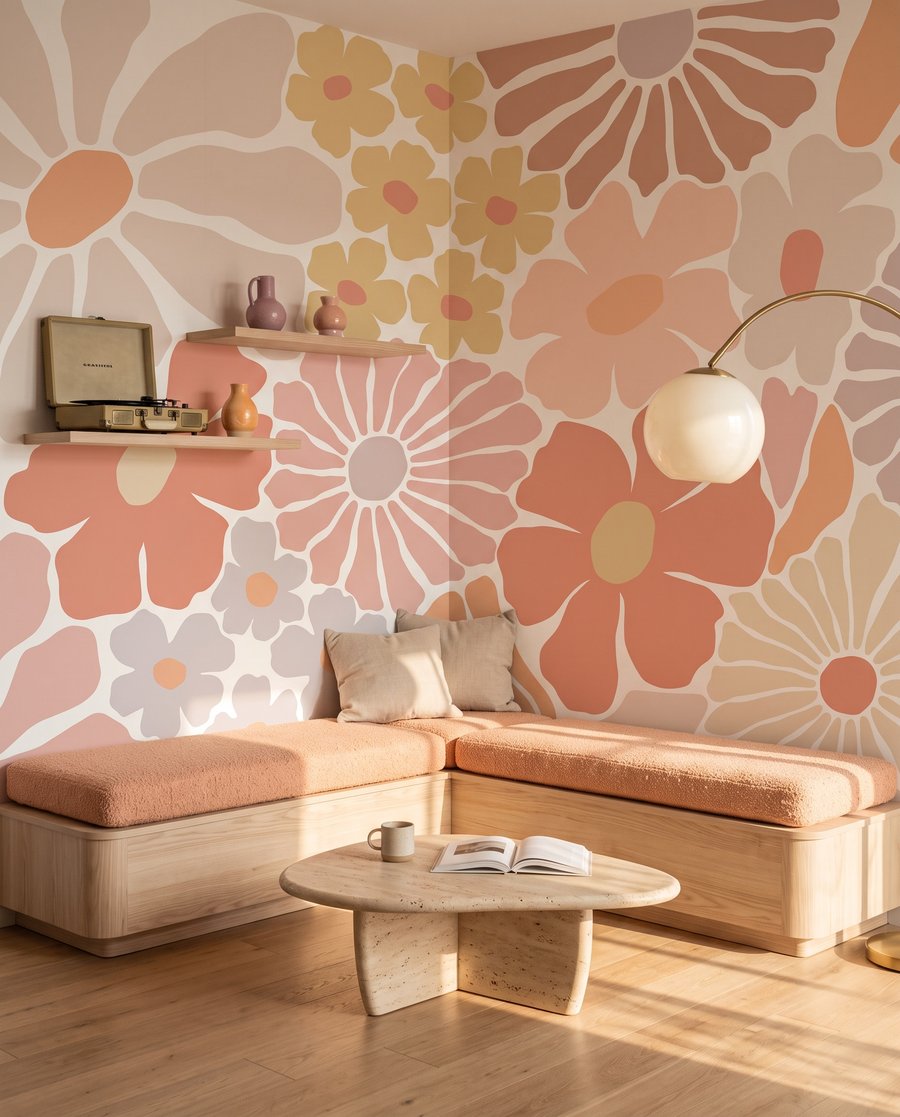 Flores recortadas de color — interior 2