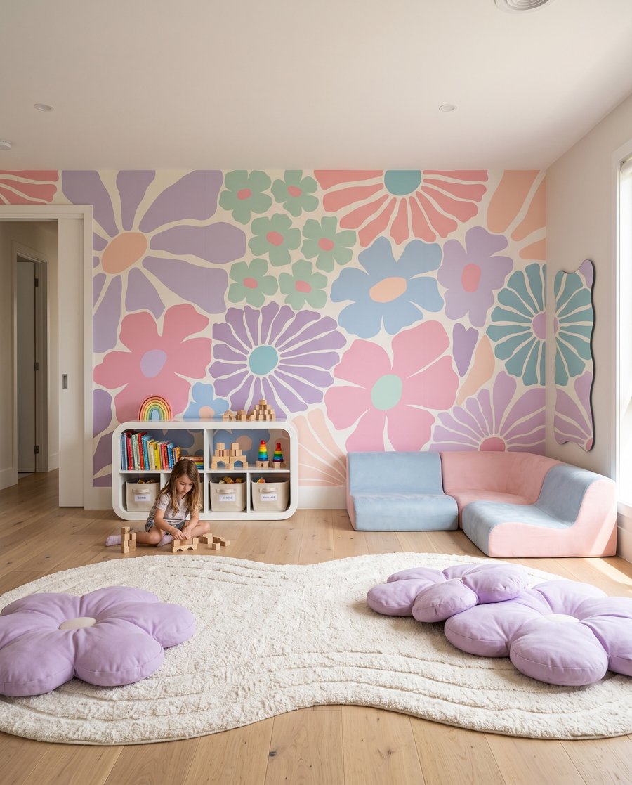 Flores recortadas de color — interior 2