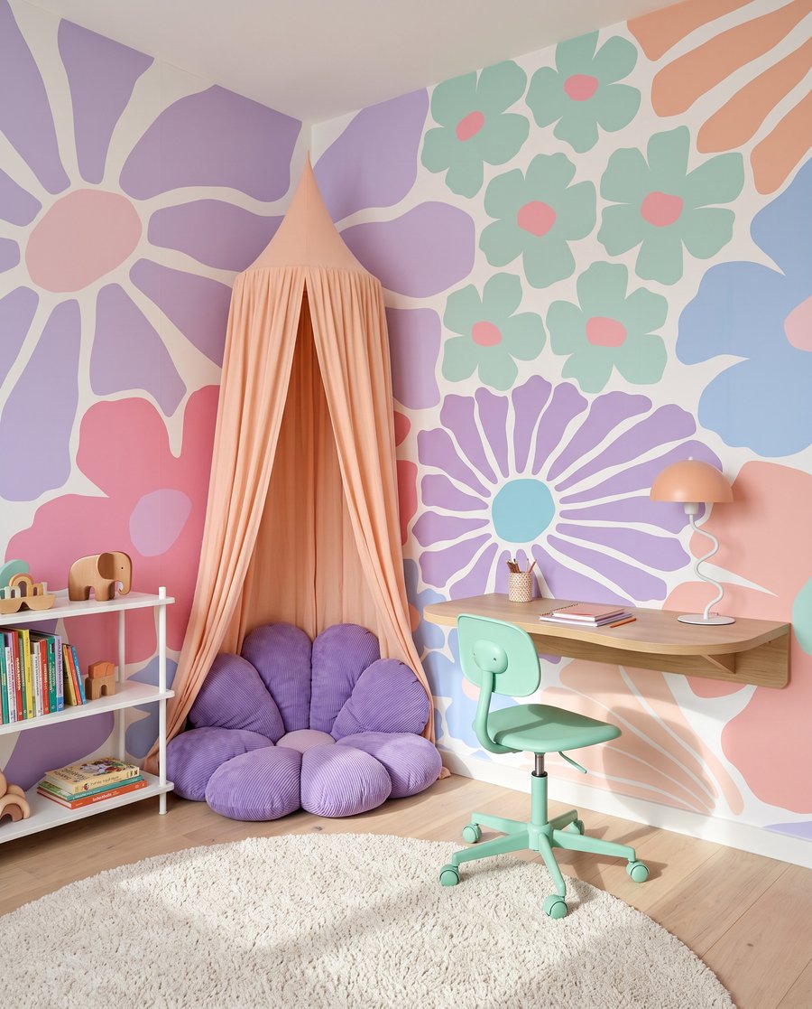 Flores recortadas de color — interior 4