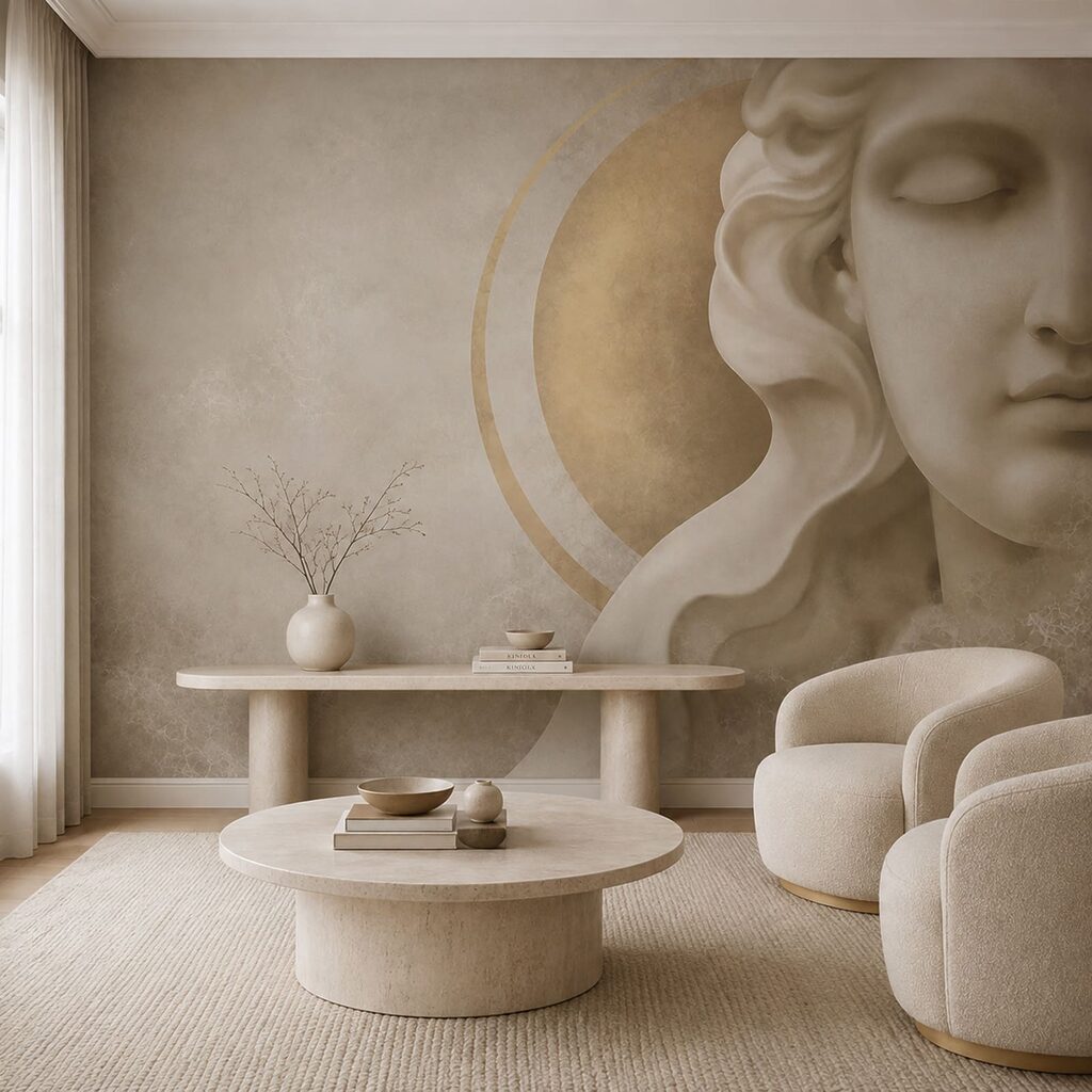 Rostro clásico y dorado — interior 4