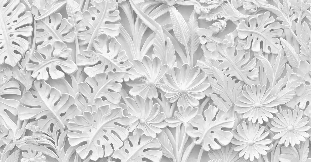 Selva blanca en capas — diseño completo
