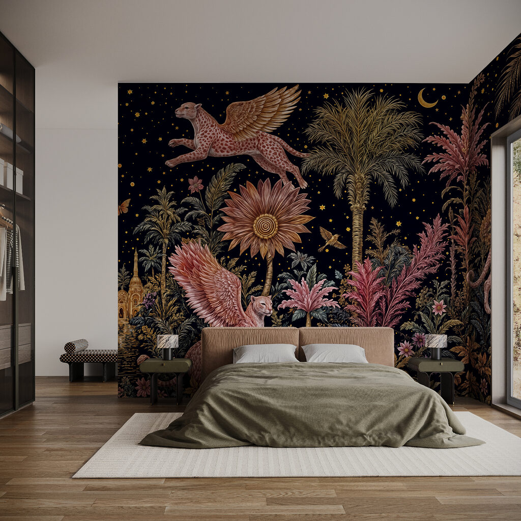 Jardín nocturno con estrellas — interior 2