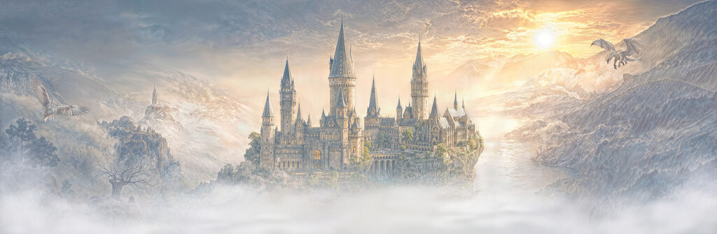 Castillo sobre la niebla — diseño completo