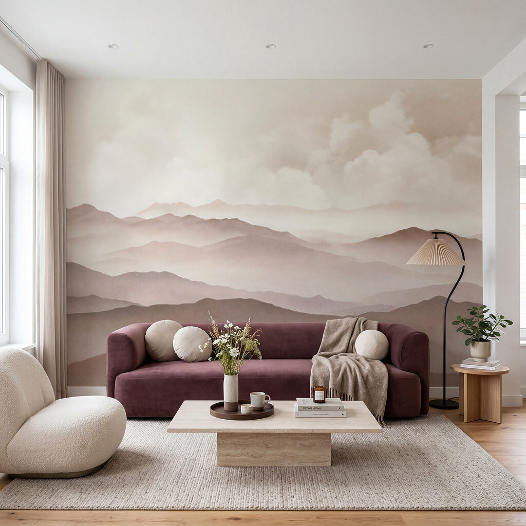Montañas bajo nubes suaves — interior 2