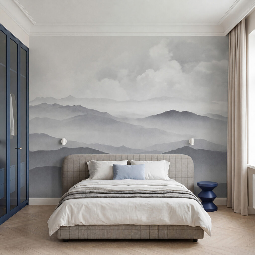 Montañas bajo nubes suaves — interior 2