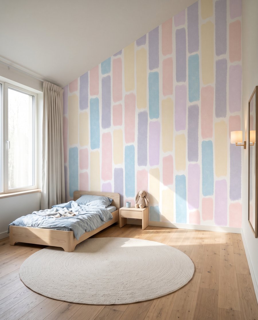 Bloques pastel en fila — interior 3