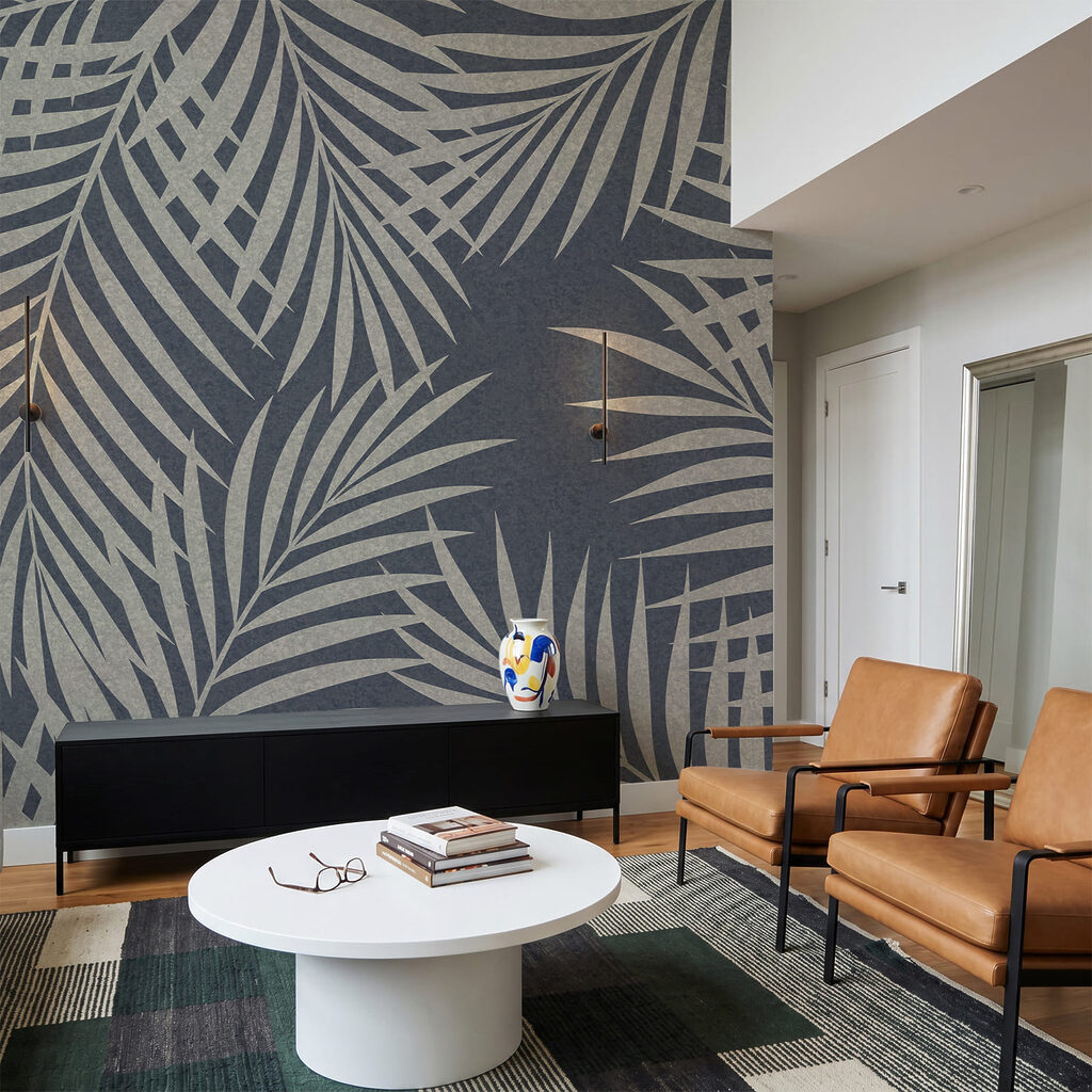 Hojas de palmera repetidas — interior 2