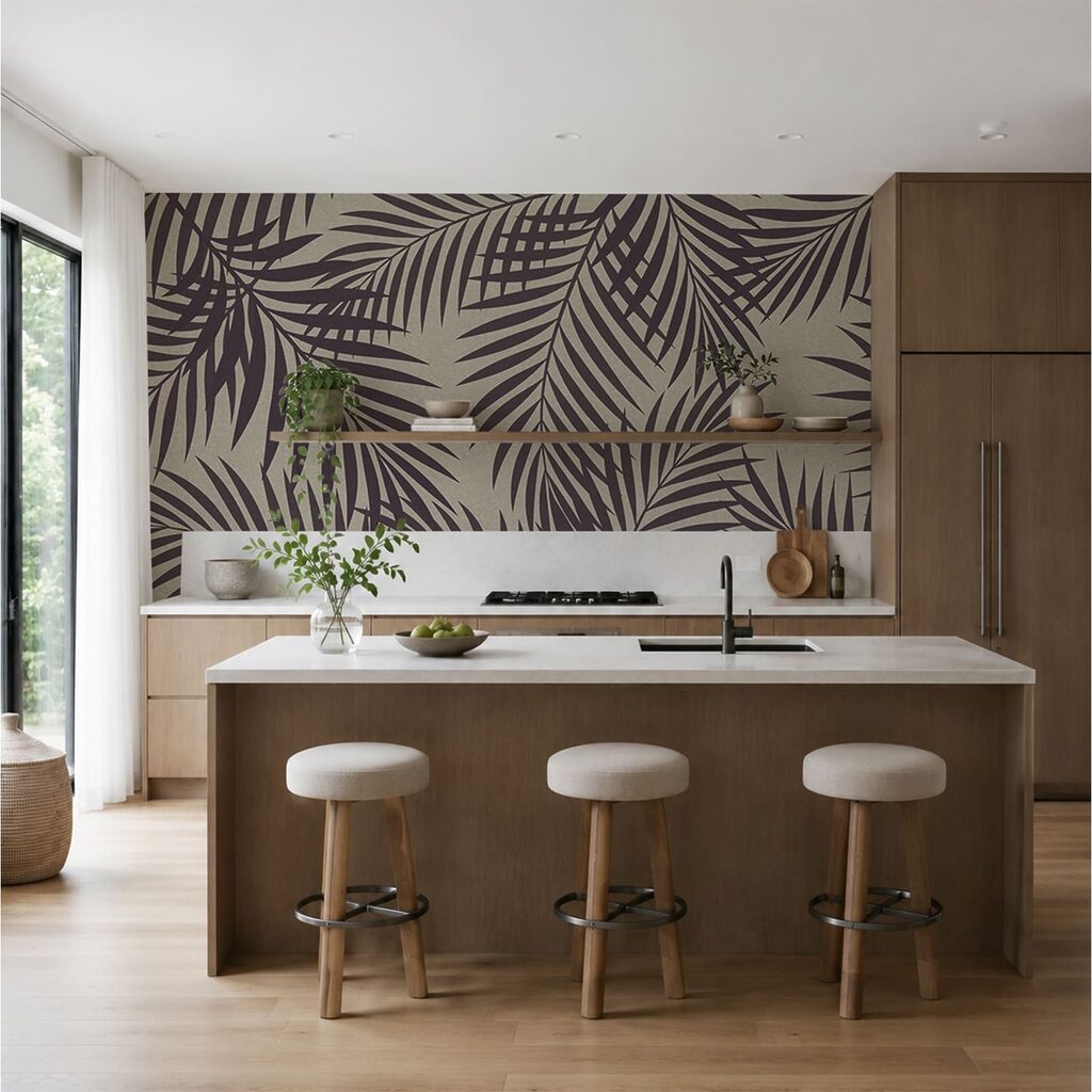 Hojas de palmera repetidas — interior 2