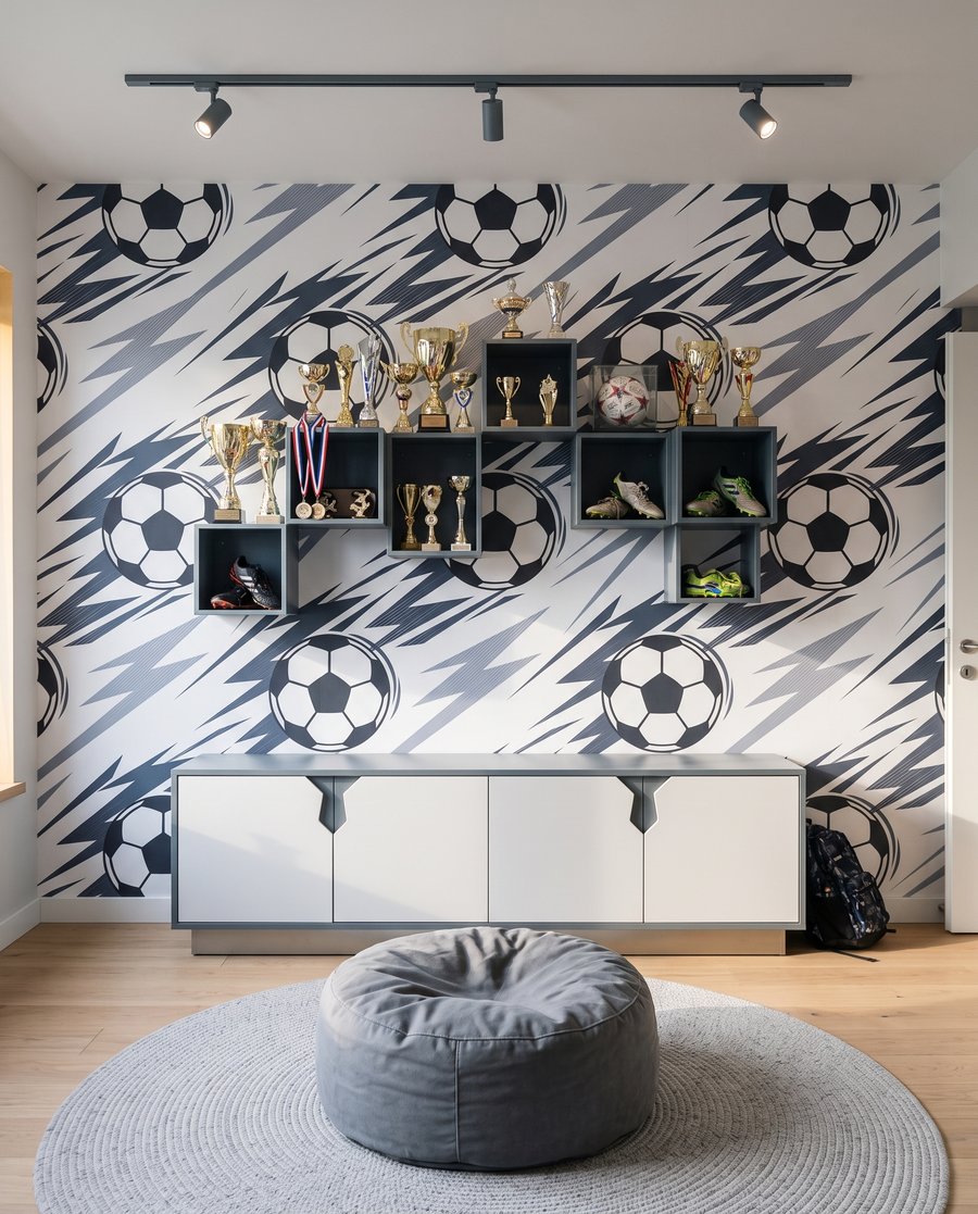 Hora de fútbol — interior 1