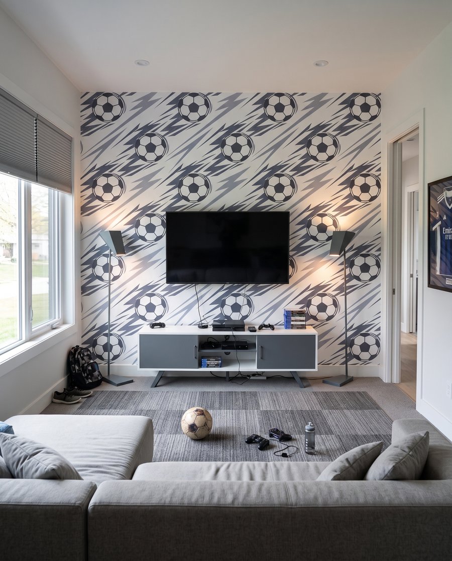 Hora de fútbol — interior 3