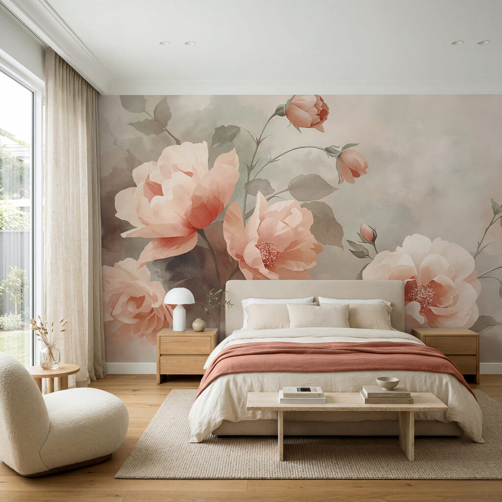 Capullos rosas y pinceladas — interior 2