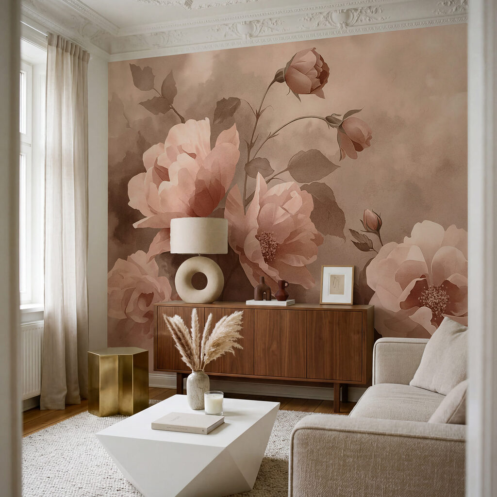 Capullos rosas y pinceladas — interior 3
