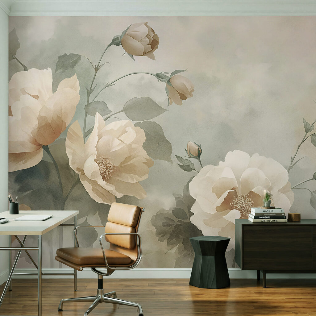 Capullos rosas y pinceladas — interior 3