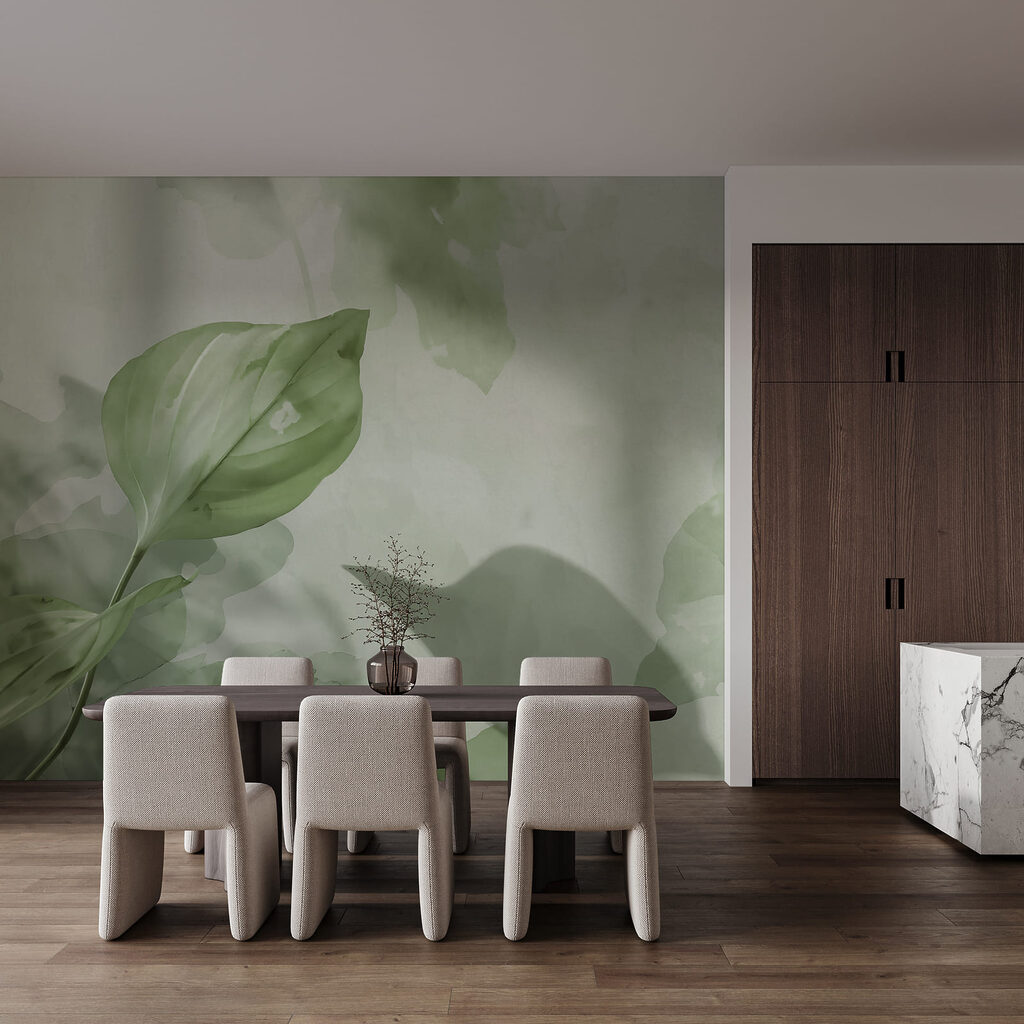 Hoja fina entre transparencias — interior 3