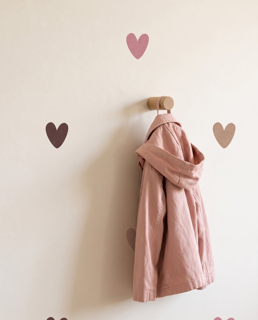 Corazones con espacio — detalle