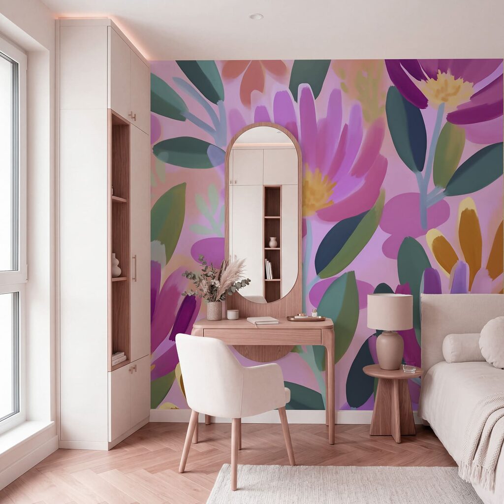 Flores en trazos anchos — interior 2