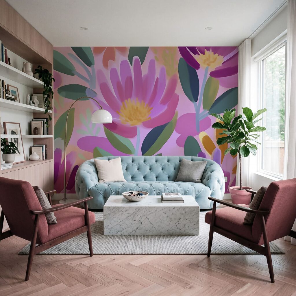 Flores en trazos anchos — interior 3