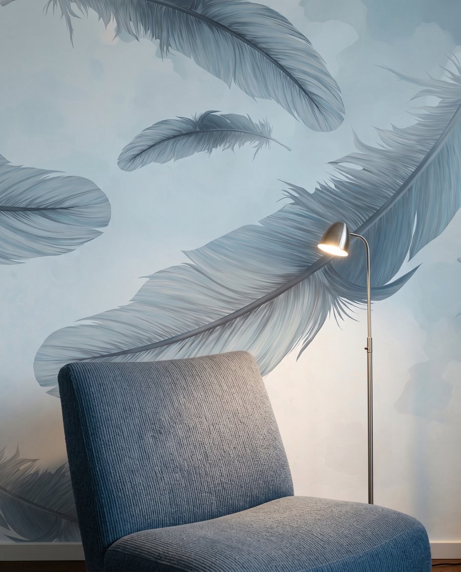 Plumas claras y oscuras — interior 1