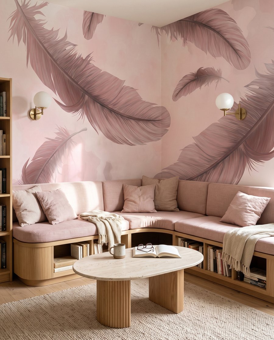 Plumas claras y oscuras — interior 1